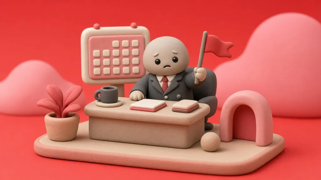 Clay 3D illustration of The Situationship CEO